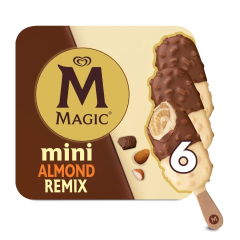 Sald. Magnum mini Almond remix 6x55ml/264g