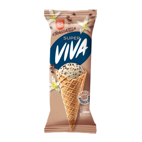Saldējums Super Viva Stracciatella 170ml/96g