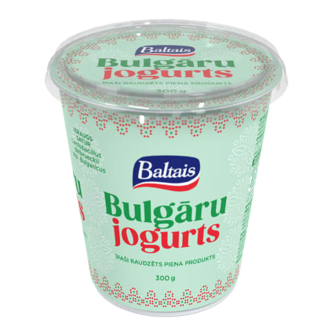 Bulgāru jogurts Baltais bez piedevām 300g