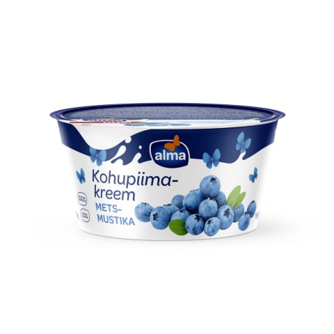 Kohupiimakreem metsmustika, ALMA, 150 g