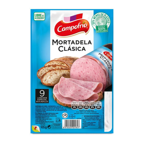 Vārīta desa Mortadela sagriezta 115g