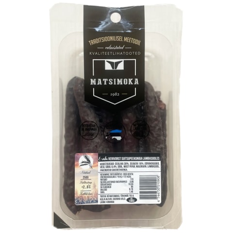 Verivorst suitsupeekoniga lambasooles, 250g