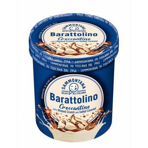 Jäätis soolakaramelli Barattolino 800ml/500g