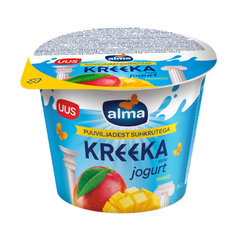 Jogurt kreeka stiilis mango, ALMA, 180 g