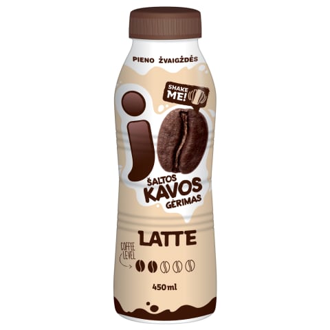 Pieno ir kavos gėrimas LATTE JO, 450 ml