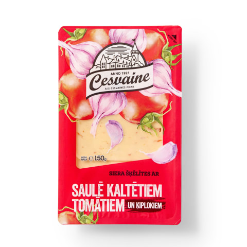 Siers Cesvaines ar tomāt. ķiplok. šķēlēs 150g