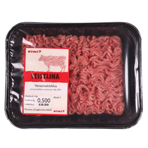 Veisehakkliha Rimi 500g