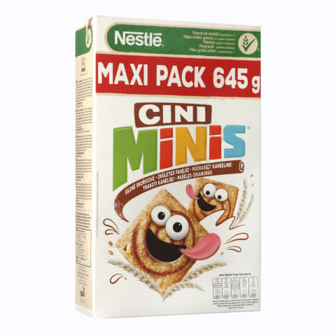 Kviečių kvadratėliai NESTLE CINIS MINIS, 645g