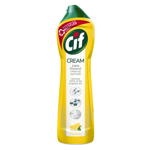 Valymo pienelis CIF CREAM LEMON, 500 ml