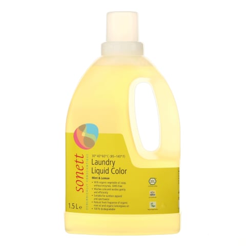 Ekologiškas skalbimo skystis SONETT COLOR, 21 skalb., 1,5 l Ekologiškas skalbimo skystis SONETT COLOR, 21 skalb., 1,5 l