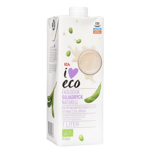 Ekologiškas sojų gėrimas be priedų I LOVE ECO, 1 l Ekologiškas sojų gėrimas be priedų I LOVE ECO, 1 l