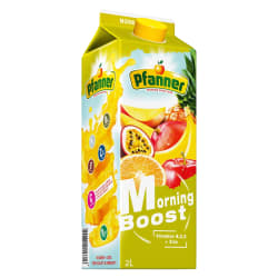Įvairių vaisių gėrimas PFANNER MORNING BOOST, 2 l