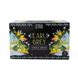 Juodoji arbata su bergamote ETNO EARL GREY, 40 g