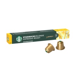Kavos kapsulės STARBUCKS BLONDE ESPRESSO ROAST, 10 vnt. 53 g