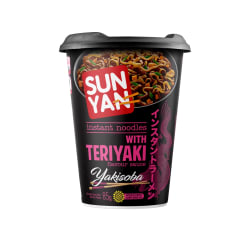 Greitai paruošiami makaronai su terijakio skonio padažu SUN YAN YAKISOBA, 85 g