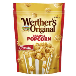 Saldainiai WERTHER'S ORIGINAL CARAMEL POPCORN, 140 g