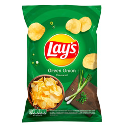 Žaliųjų svogūnų sk. bulvių trašk. LAYS, 180 g