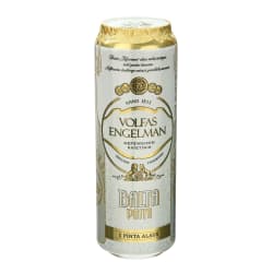 Alus VOLFAS ENGELMAN Balta pinta, 5,2 %, 0,568 l skardinėje