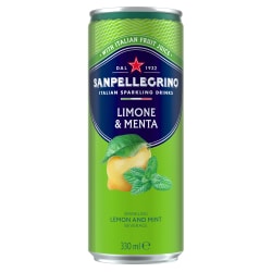 Gazuotas gaivusis gėrimas su citrinomis ir pipirmėtėmis SAN PELLEGRINO NATURALI, 330 ml