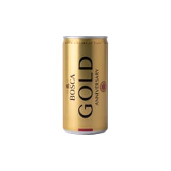 Gazuotas, vaisių vyno gėrimas BOSCA ANNIVERSARY GOLD, 8,5 %, 0,2 l