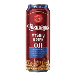 Nealkoholinis alaus kokteilis VILKMERGĖS VYŠNIŲ KRIEK, 0,5 l