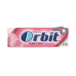 Kramtomoji guma burbulinės mėtos skonio ORBIT, su saldikliais, 14 g