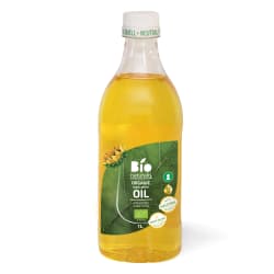 Ekologiškas šalto spaudimo neutralaus skonio ir kvapo saulėgrąžų aliejus BIONATURALIS, 1 l