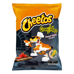 Saldžių aitriųjų paprikų skonio kukurūzų užkandis CHEETOS CRUNCHOS, 165 g