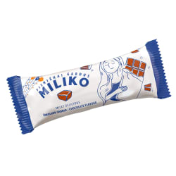 Šokolado skonio glaistytas desertas MILIKO, 23 % rieb., 35 g