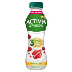 Geriamasis jogurtas su avietėmis ir granatais ACTIVIA, 0,8 % rieb., 300 g