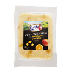 Sūris su mangais ir apelsinais ILCHESTER WENSLEYDALE, 38,5 % rieb., 150 g