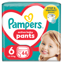 Sauskelnės-kelnaitės PAMPERS JUMBO S6 44vnt.