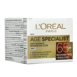 Dieninis veido kremas L'OREAL AGE SPECIALIST 65+, 50 ml