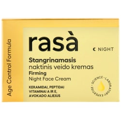 Naktinis stangrinamasis veido kremas RASA AGE CONTROL, 50 ml