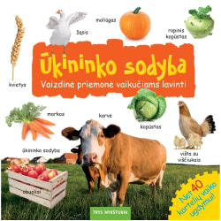 Knyga ŪKININKO SODYBA. VAIZDINĖ PRIEMONĖ VAIKUČIAMS LAVINTI, 2-3 m.