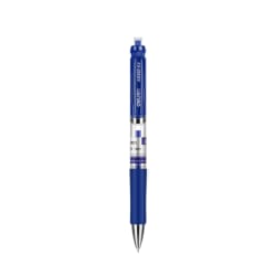 Gelinis rašiklis DELI S01, 0,5 mm, automatinis, mėlynas