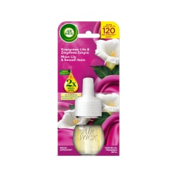 Elektrinis kištukinis oro gaiviklis AIR WICK glotnaus satino ir mėnesienos lelijų kvapo, 19 ml