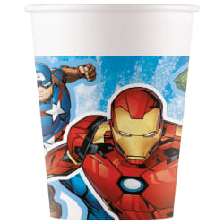 Popieriniai puodeliai AVENGERS FSC, 200 ml, 8 vnt.