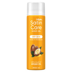 Skutimosi gelis SATIN CARE su argano aliejumi, 200 ml