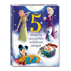 Knyga DISNEY 5 MINUČIŲ PASAKĖLĖS SALDŽIAM MIEGUI, 3-6 m.
