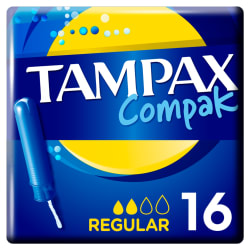 Tamponai TAMPAX COMPAK REGULAR, 16vnt.