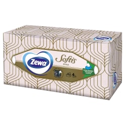 Kosmetinės servetėlės ZEWA SOFTIS, 4sluoksnių, 80vnt.