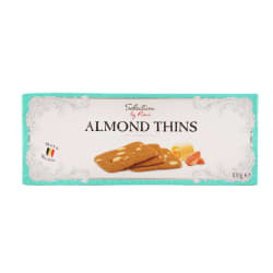 Sviestiniai sausainiai su migdolais SELECTION BY RIMI ALMOND THINS, 100 g