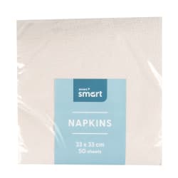 Servetėlės RIMI SMART, 33 x 33 cm, 50 vnt. biežinė