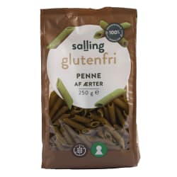 Žirnelių makaronai PENNE be glitimo SALLING GLUTENFRI, 250 g