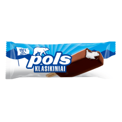 Klasikiniai grietininiai valgomieji ledai POLS, 120 ml / 75 g