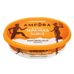 Šviežias tepamas sūris AMFORA 25 % rieb. natūralus, 180 g