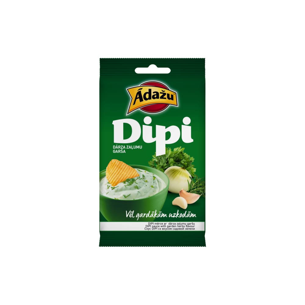 Mērcīte čipsiem Ādažu Dipi Dārza zaļumu 15g
