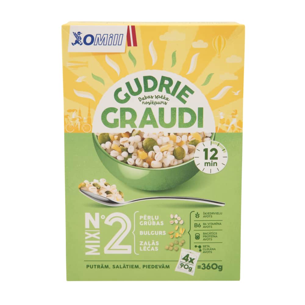 Mais. Gudrie Graudi grūbu-bulgura-lēcu 360g
