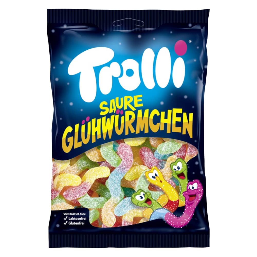 Želejkonfektes Trolli skābie tārpi 200g
